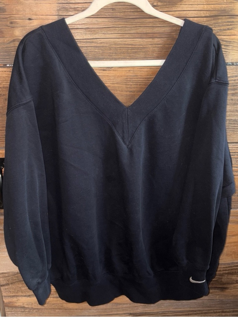 Nike Black V-Neck Women’s Phoenix Sweater